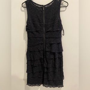 Like new black lace dress. Laundry by Shelli Segal.